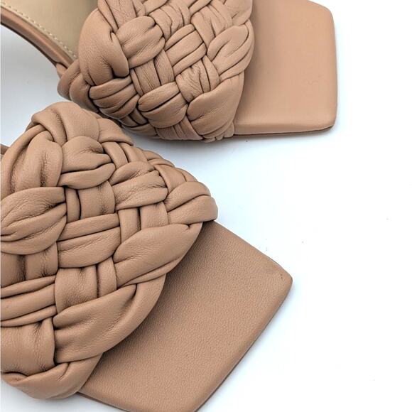 Marc Fisher LTD Draya Braided Heeled Sandal Women's Natural Size US6.5M EU37 - Picture 10 of 10